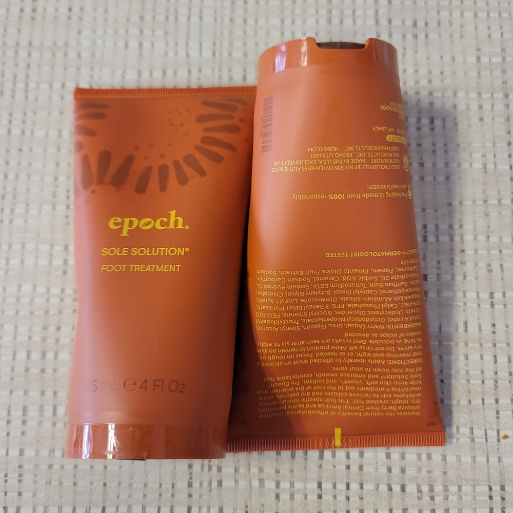 2 Nuskin epoch sole solution foot treatment
